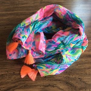 Lily Pulitzer Patterned Scarf